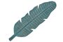 Dekoschale Blatt aus Albesia-Holz T�rkis Wash 40 oder 60 cm