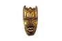 Maske bemalt 20 cm, Holz-Maske aus Bali, Wandmaske
