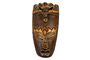 Maske bemalt 20 cm, Holz-Maske aus Bali, Wandmaske