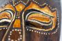 Maske bemalt 20 cm, Holz-Maske aus Bali, Wandmaske