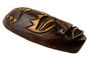 Maske bemalt 20 cm, Holz-Maske aus Bali, Wandmaske