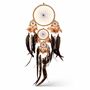 Traumf�nger - Dreamcatcher mit farbigem Netz  22 cm