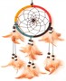 Traumf�nger - Dreamcatcher in Rasta-Farben  11 cm 
