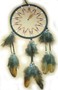Traumf�nger - Dreamcatcher mit Perlen-Stern 16 cm schwarz 