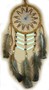 Traumf�nger - Dreamcatcher mit Perlen und Bone 11 cm
