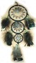 Traumfnger - Dreamcatcher mit Perlen 3-fach, 11 cm