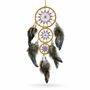 Traumf�nger - Dreamcatcher mit Perlen 3-fach, 11 cm
