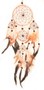 Traumf�nger - Dreamcatcher   9 cm & 4 x klein 