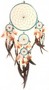 Traumf�nger - Dreamcatcher   22 cm & 4 x klein 