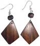 Ohrringe aus Holz 