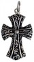 Gothic-Anh�nger Verziertes Kreuz, mystischer Schutz-Anh�nger 