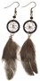 Ohrringe mit Dreamcatcher, mit Federn - Traumf�nger