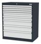 Simplaflex Schubladenschrank 9 Schubladen 900x575x1020 mm