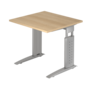 Schreibtisch hhenverstellbar | Brotisch | B/T 800 x 800 mm