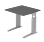 Schreibtisch hhenverstellbar | Brotisch | B/T 800 x 800 mm