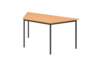 Trapeztisch | Schreibtisch | 4-Fu | B/T 1600 x 690 mm