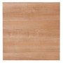 Tischplatte Melaminharzbeschichtung Nu�baum, 80x80 cm 
