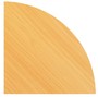 Tischplatte Melaminharzbeschichtung Buche, Viertelkreis 80x80 cm 