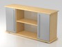 Sideboard SB2T CE, 2 OH, Korpus: Ahorn/Front: Silber, BxTxH 166,1x42x84 cm 