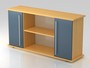 Sideboard SB2T CE, 2 OH, Korpus: Buche/Front: Blau, BxTxH 166,1x42x84 cm 