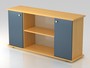 Sideboard SB2T SG, 2 OH, Korpus: Buche/ Front:Blau, BxTxH 166,1x42x84 cm 