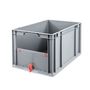 Eurobeh�lter EuroStore, Klappscheibe B/T/H 600x400x320 mm