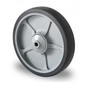 Einbaurad mit Achsmaterial aus Polypropylen und Elastomer Lauffl�che  125 mm 
