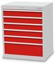 Bedrunka+Hirth Schubladenschrank T500 6 Schubladen B/T/H 680x500x819 mm