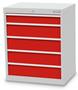 Bedrunka+Hirth Schubladenschrank T500 5 Schubladen B/T/H 680x500x819 mm