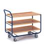 Tischwagen | 3 Etagen | Stahlrohr | TPE | L/B 1170x600 mm 