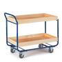 Tischwagen | Stahlrohr | 2 Etagen | TPE | L/B L/B 930x500 mm 