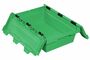 Transportbeh�lter mit Klappdeckel F400 Ship 173 HL 600x400x199, gr�n
