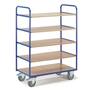 Tischwagen mit Rand 5 Etagen Ladefl�che 775x475 mm 