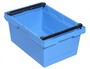 Transportbeh�lter + Stapelb�gel F400 Ship 273 HL 600x400x273, blau