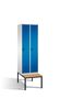 Spind | Umkleidespind mit Sitzbank, 2 Abteile, Abteilbreite 300 mm 