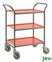 Servierwagen mit drei herausnehmbaren Tabletts 