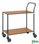 Servierwagen mit melaminbeschichteten B�den, Feststeller 