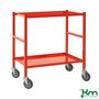 Tischwagen mit 2 B�den und Feststeller 
