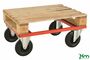 Palettenwagen geeignet f�r gro�e Paletten, gebremst 