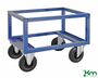 Palettenwagen geeignet f�r gro�e Paletten, gebremst 