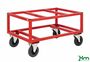 Palettenwagen geeignet fr groe Paletten, gebremst 