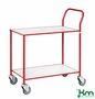 Kleiner Tischwagen mit 2 B�den und Feststeller 