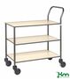 Kleiner Tischwagen mit 3 B�den und Feststeller 