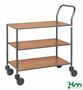 Kleiner Tischwagen mit 3 B�den und Feststeller 