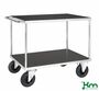 Tischwagen mit 2 B�den und Feststeller 