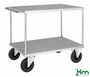 Tischwagen mit 2 B�den und Feststeller 