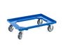 Transportroller EuroRoll f�r Eurobeh�lter, blau