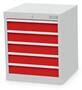 Bedrunka+Hirth Schubladenschrank T500 5 Schubladen B/T/H 530x500x619 mm