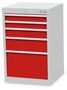 Bedrunka+Hirth Schubladenschrank T500 5 Schubladen B/T/H 530x500x819 mm