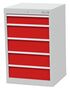 Bedrunka+Hirth Schubladenschrank T500 5 Schubladen B/T/H 530x500x819 mm